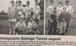 1993 Junioren Aufstieg Kreisklasse 1 Knaben Aufstieg Kreisklasse 2