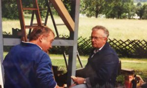 1995 Bau der neuen Tennishütte 03