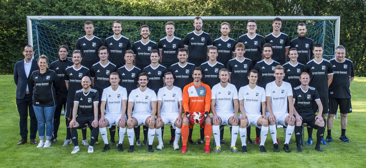 Mannschaftsbild der 2. Fußballmannschaft der Herren 2019/20 des TSV Essingen