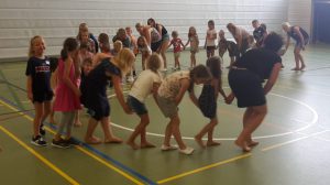 Actionsfoto beim Kinderferienprogramm