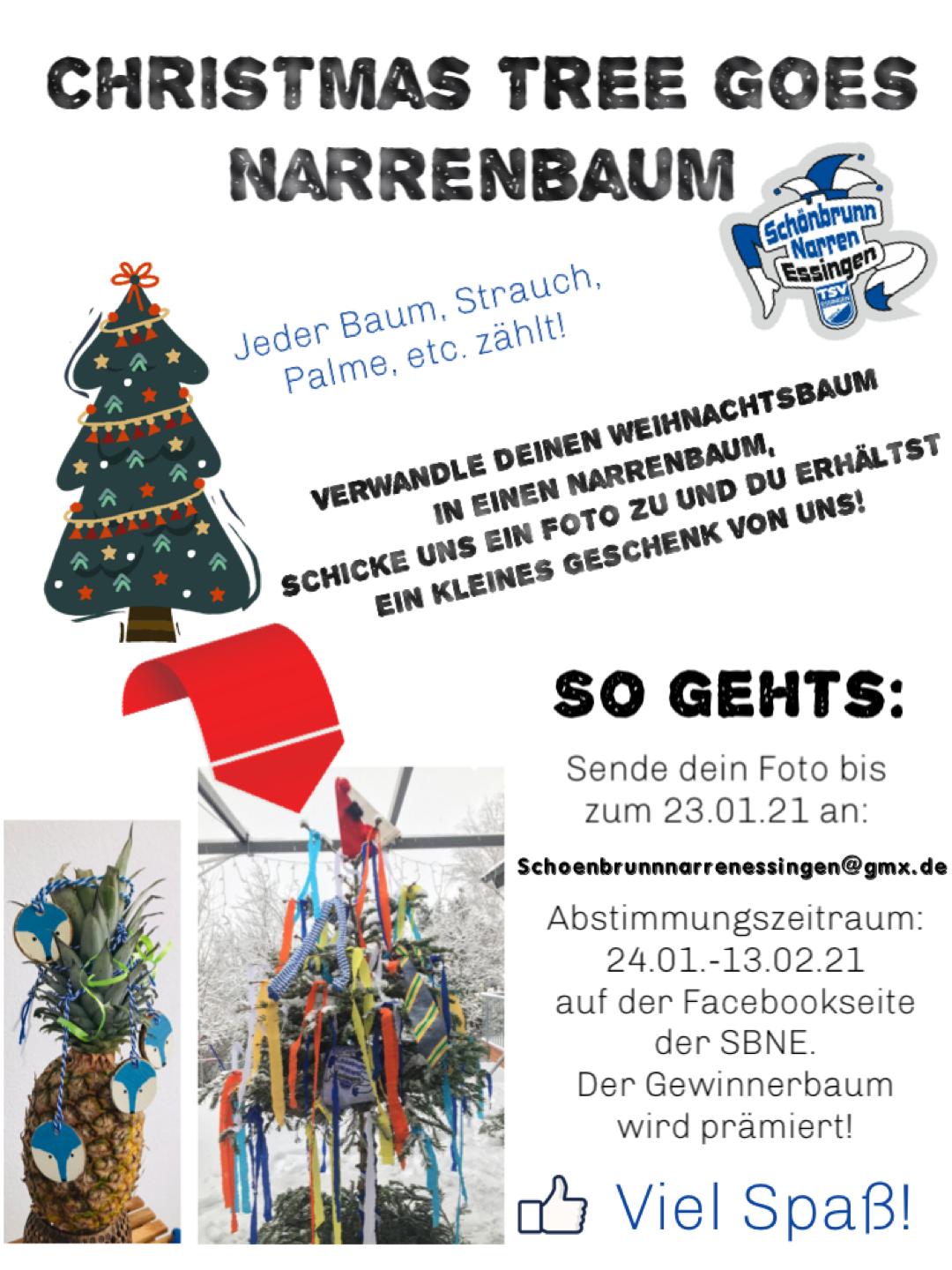 Christmastree goes Narrenbaum